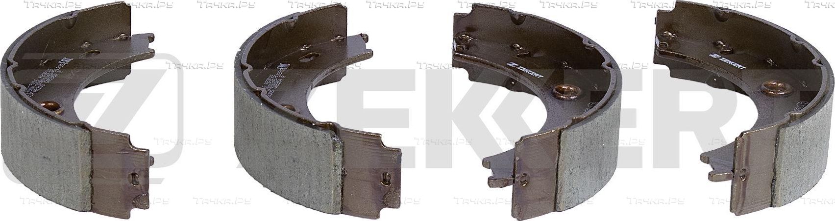 Тормозные колодки (стояночная тормозная система) Zekkert задние для Volkswagen LT II 1996-2006. Артикул BK-4016