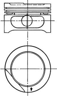 Поршень Kolbenschmidt для Opel Corsa A 1988-1993. Артикул 90556623