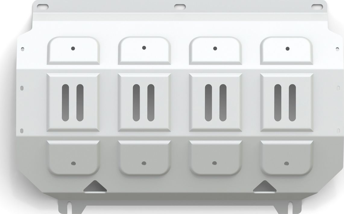 Защита алюминиевая Rival для радиатора Mitsubishi L200 IV 2006-2015. Артикул 333.4005.1