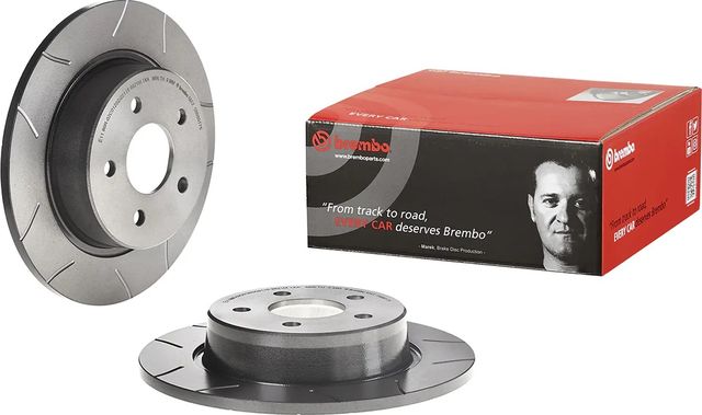 Тормозной диск Brembo XTRA LINE - Max задний для Ford Kuga II 2013-2019. Артикул 08.B601.75