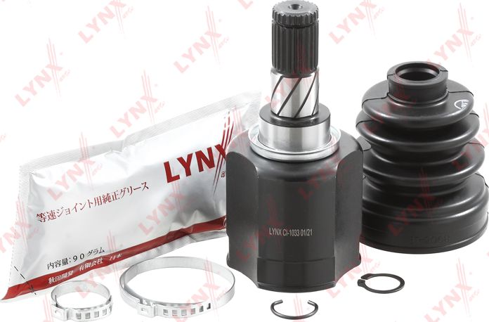 Шрус внутренний (граната) LYNXauto передний левый для Nissan Micra V 2009-2026. Артикул CI-1033