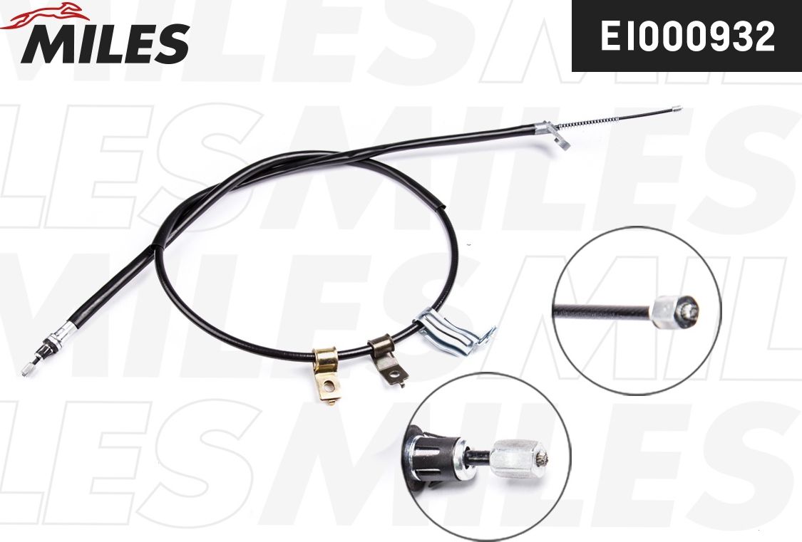 Трос ручника (тросик ручного тормоза) Miles. Артикул EI000932