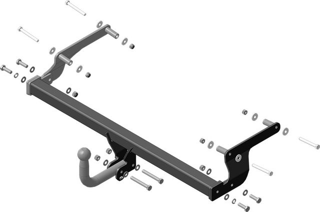 Фаркоп Мотодор для Renault Logan I 2004-2014. Артикул 91702-A