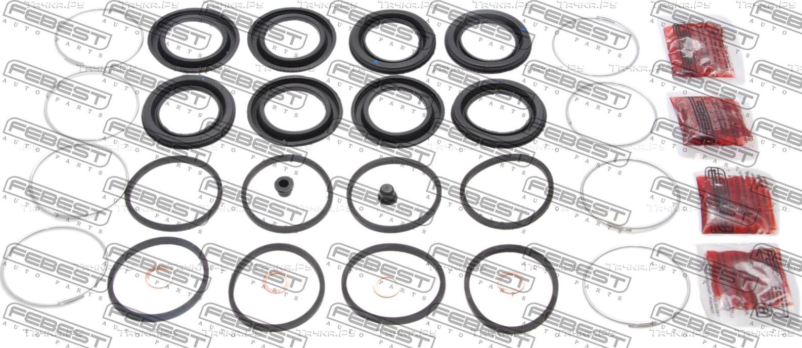 Ремкомплект тормозного суппорта Febest передний для Toyota 4Runner II 1991-1995. Артикул 0175-HZJ80F
