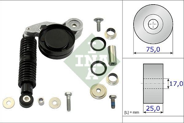 Ролик поликлинового ремня натяжной Ina. Артикул 533 0118 10