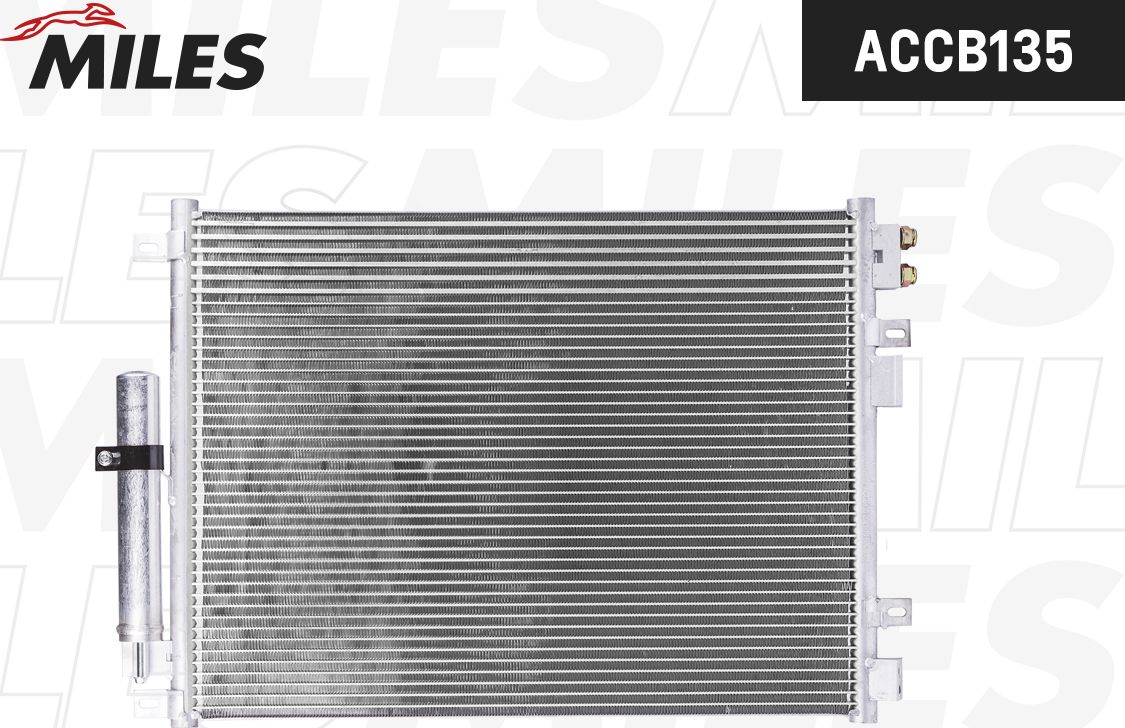 Радиатор кондиционера (конденсатор) Miles (алюминий). Артикул ACCB135