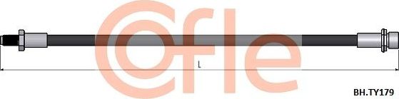 Тормозной шланг Cofle. Артикул 92.BH.TY179