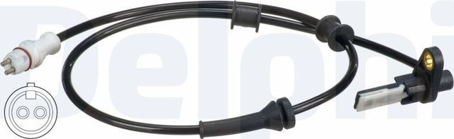 Датчик ABS Delphi для Renault Kangoo I 1997-2010. Артикул SS20602
