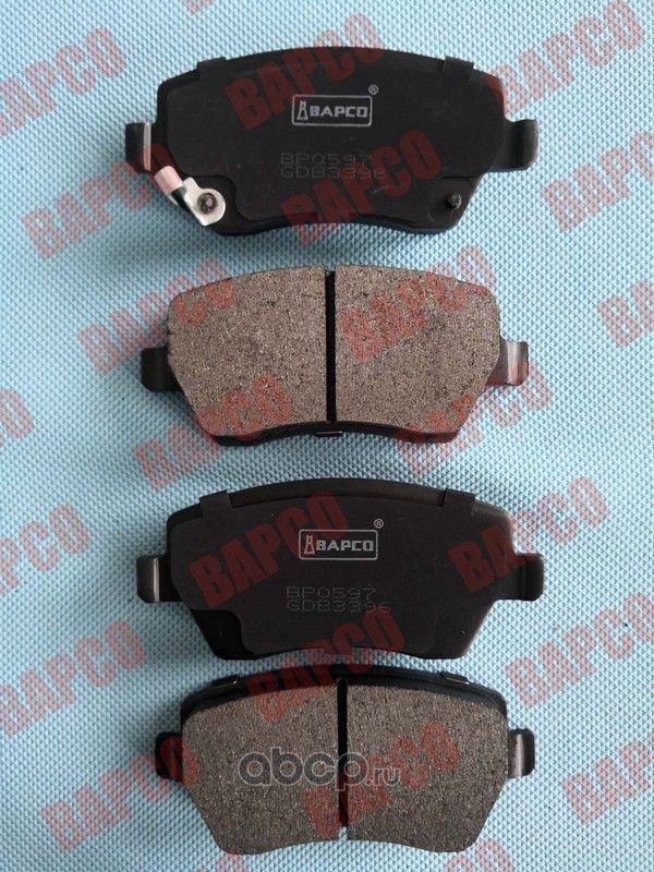 Колодки тормозные дисковые пер. OPEL AGILA (B)(H08) 08-14 SUZUKI SPL (Bapco) Bapco. Артикул BP0597
