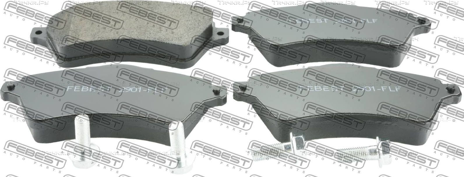 Тормозные колодки Febest передние для Land Rover Freelander I 1998-2006. Артикул 2901-FLF