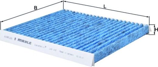 Салонный фильтр Mahle CareMetix®. Артикул LAO 142