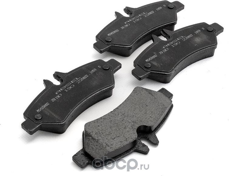 Колодки тормозные задние (Absel). Артикул MS420002