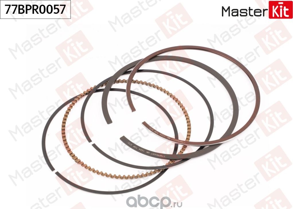 77BPR0057 Кольца поршневые (комплект на 1 поршень) (STD) HYUNDAI/KIA G4FA/G4FC (Master KIT). Артикул 77BPR0057