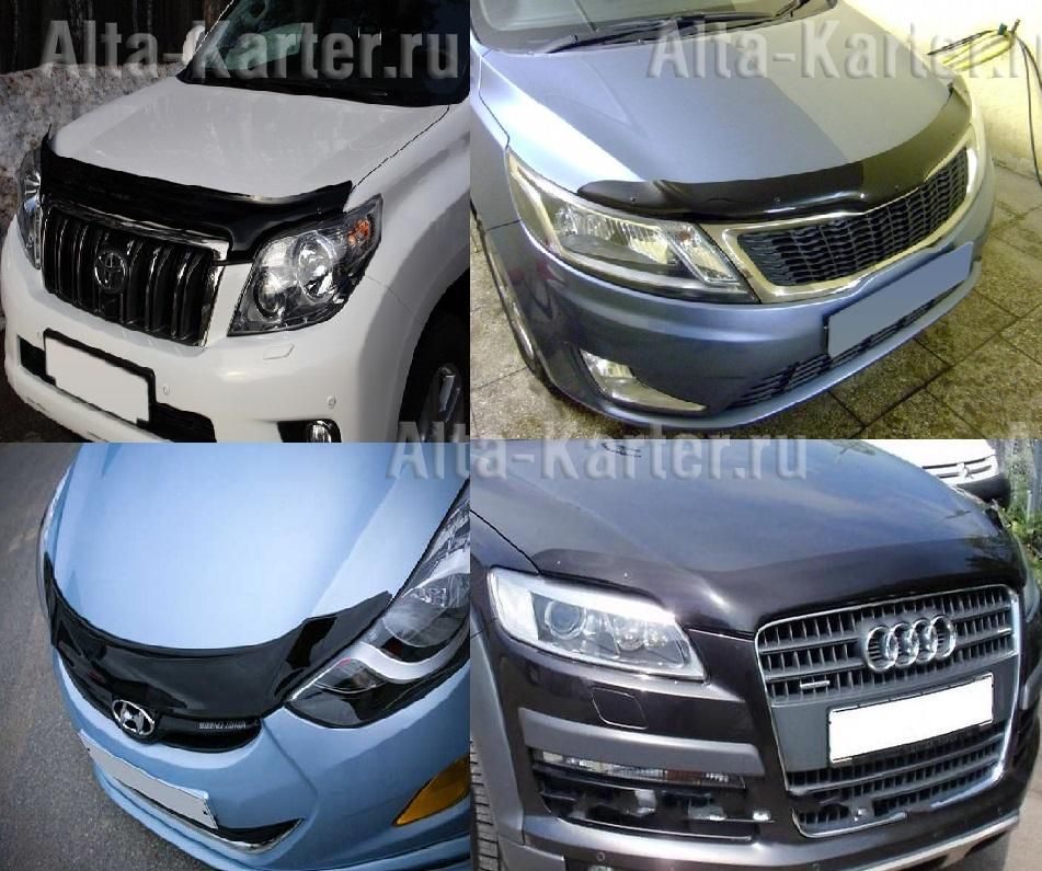 Дефлектор V-Star для капота Jeep Grand Cherokee WK2 2010-2014. Артикул H3703