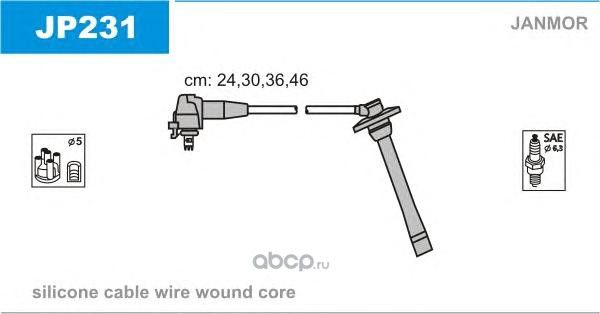 Комплект проводов зажигания (Janmor) Janmor. Артикул JP231