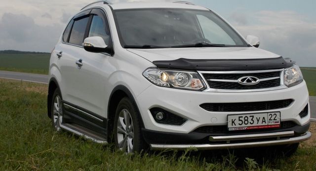 Дефлекторы Cobra Tuning для окон Chery Tiggo 5 (T21) 2014-2020. Артикул C21413