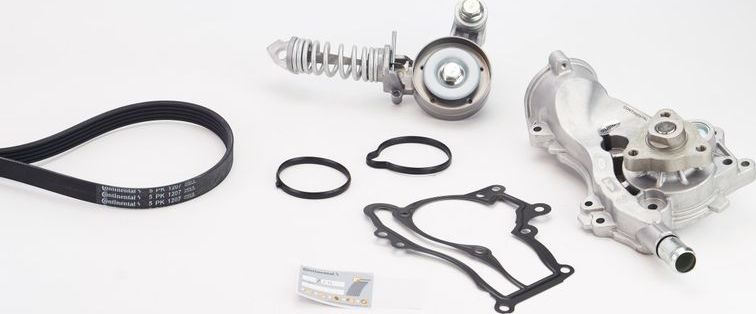 Комплект поликлинового ремня (с водяным насосом) OPEL  CORSA E ContiTech. Артикул 5PK1207WP2