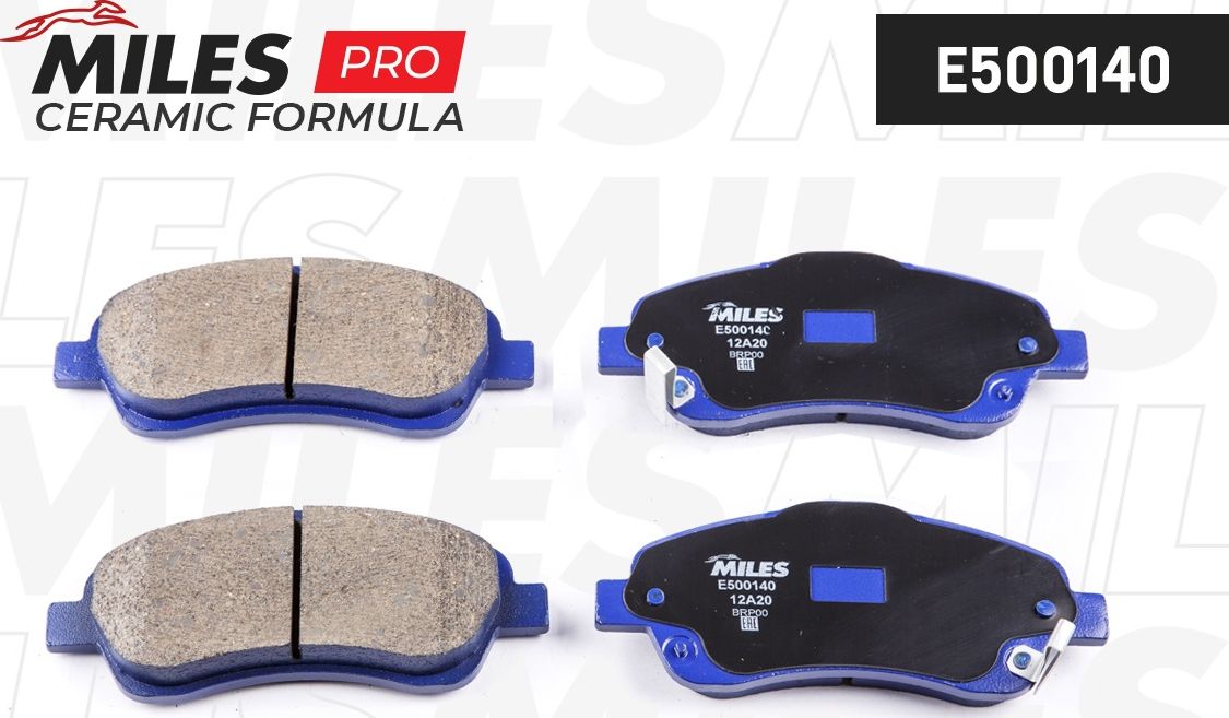 Тормозные колодки Miles (Керамика). Артикул E500140