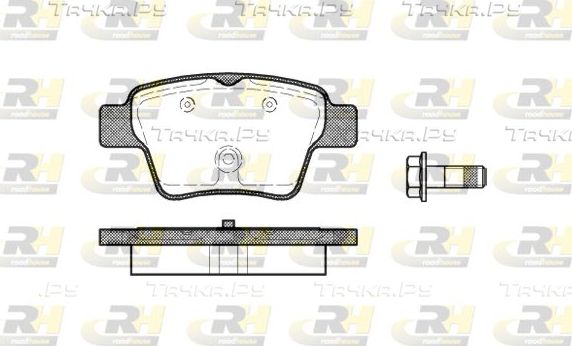 Тормозные колодки RoadHouse задние для SEAT Leon II 2005-2012. Артикул 21138.00