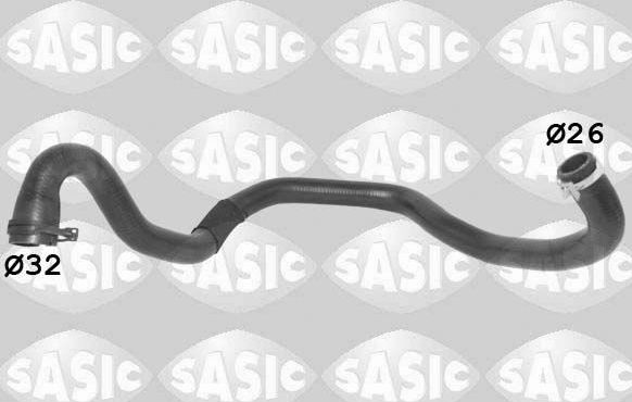 Патрубок радиатора (системы охлаждения) Sasic. Артикул 3406469