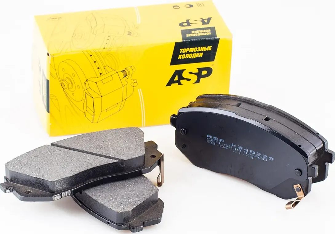 Передние тормозные колодки HYUNDAI ix35 i40 Tucson KIA Sportage Carens II/III So (ASP) ASP. Артикул K340229