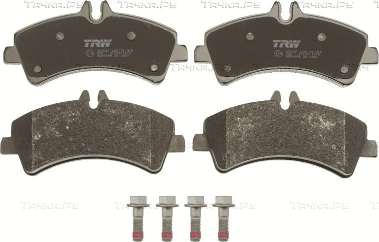 Тормозные колодки TRW COTEC. Артикул GDB1699