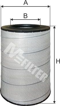 Воздушный фильтр MFilter для DAF LF 45 2005-2026. Артикул A 557