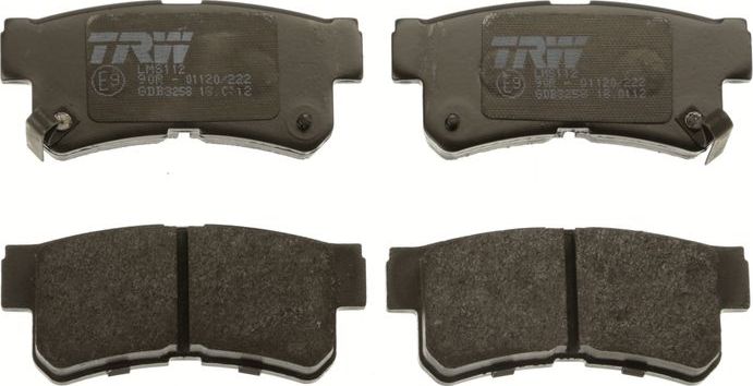 Тормозные колодки TRW. Артикул GDB3258