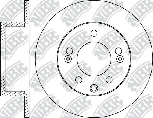 Тормозной диск NiBK. Артикул RN1786