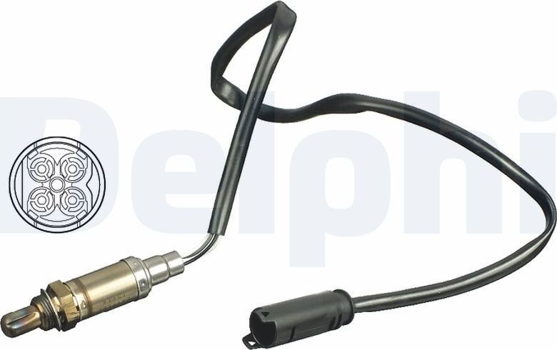 Лямбда-зонд (кислородный датчик) Delphi. Артикул ES11111-12B1