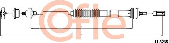 Трос сцепления Cofle. Артикул 92.11.3235