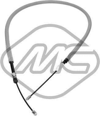 Трос ручника (тросик ручного тормоза) Metalcaucho левый для Renault Megane I 1997-1999. Артикул 80414