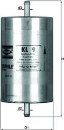 Топливный фильтр Mahle-Knecht. Артикул KL 9