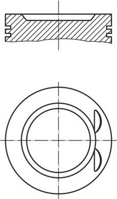 Поршень Mahle. Артикул 028 PI 00145 000