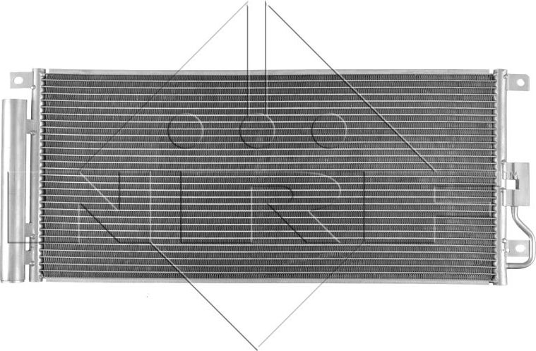 Радиатор кондиционера (конденсатор) NRF (алюминий). Артикул 350227