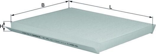 Салонный фильтр Mahle для Fiat Stilo 2001-2008. Артикул LA 142