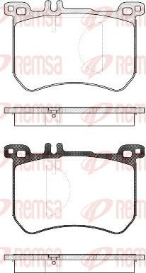 Тормозные колодки Remsa. Артикул 1533.00