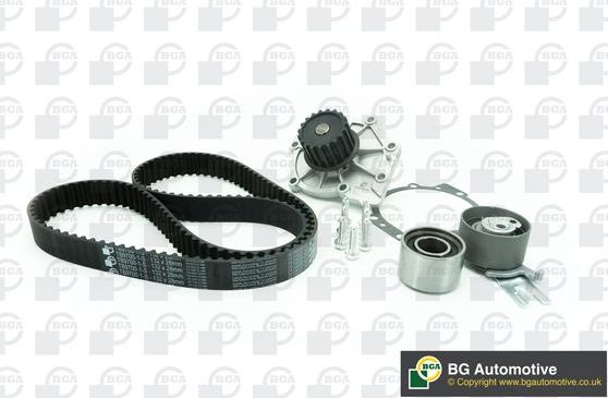 Помпа (водяной насос) с комплектом ремня ГРМ BGA. Артикул TB9700CPK