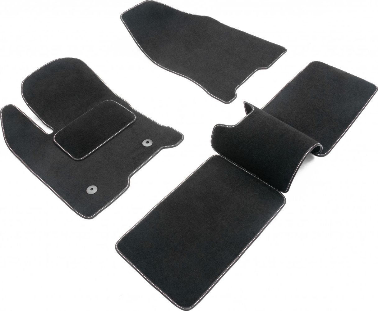 Коврики Rezkon ворсовые на резиновой основе для салона Audi A7 Sportback 2011-2018. Артикул 2544040100