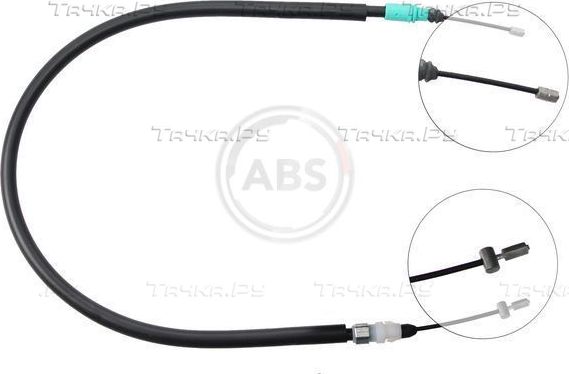 Трос ручника (тросик ручного тормоза) ABS. Артикул K16727