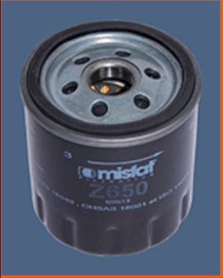 Масляный фильтр MISFAT. Артикул Z650