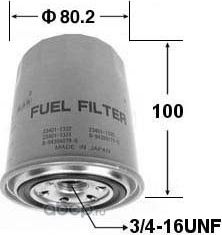 FC-607 ФИЛЬТР ТОПЛИВНЫЙJ05C,J08C 96-,4JX1T 98-,6HE1,6HH1,6HL1 94 (VIC). Артикул FC607