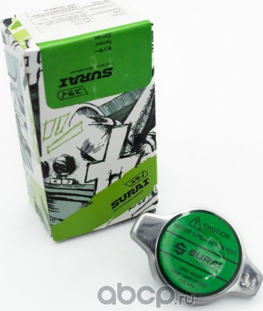 Крышка (пробка) радиатора Toyota/Suzuki/Subaru/Mazda/Honda 1.1 bar (мал. клапан) (Surai). Артикул SRS00322