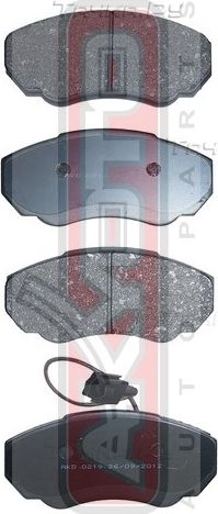 Тормозные колодки Akyoto Packing AKYOTO. Артикул AKD-0219