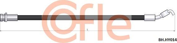 Тормозной шланг Cofle. Артикул 92.BH.HY014
