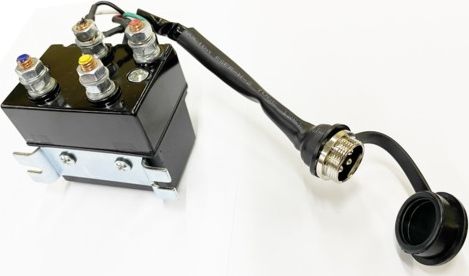 Соленоид для лебёдок 4Revo LX5000 с разъемом для пульта. Артикул 4R-WP0537