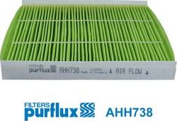 Салонный фильтр Purflux CabinHepa+ для Hyundai Sonata VII (LF) 2018-2019. Артикул AHH738