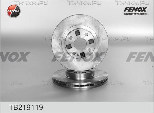 Тормозной диск Fenox передний для Mazda 323 V (BA) 1994-1998. Артикул TB219119