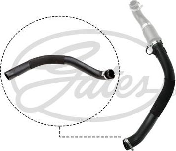 Патрубок интеркулера Gates для Ford Transit VIII 2013-2026. Артикул 09-0623