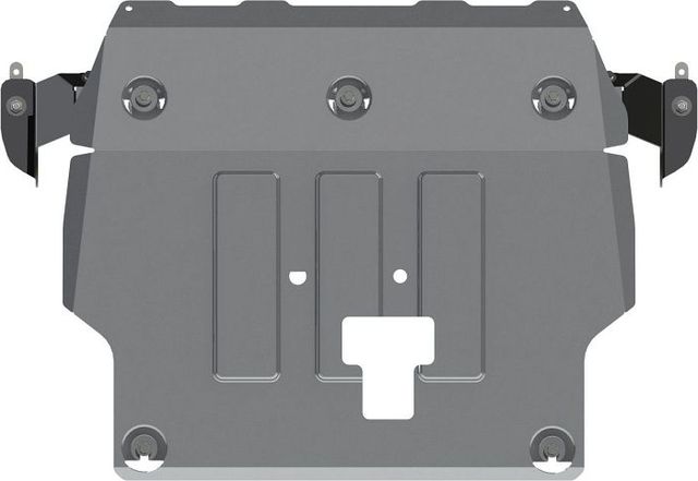 Защита алюминиевая Шериф (3 мм) для картера и КПП Hyundai Creta I 2016-2021. Артикул 10.3176